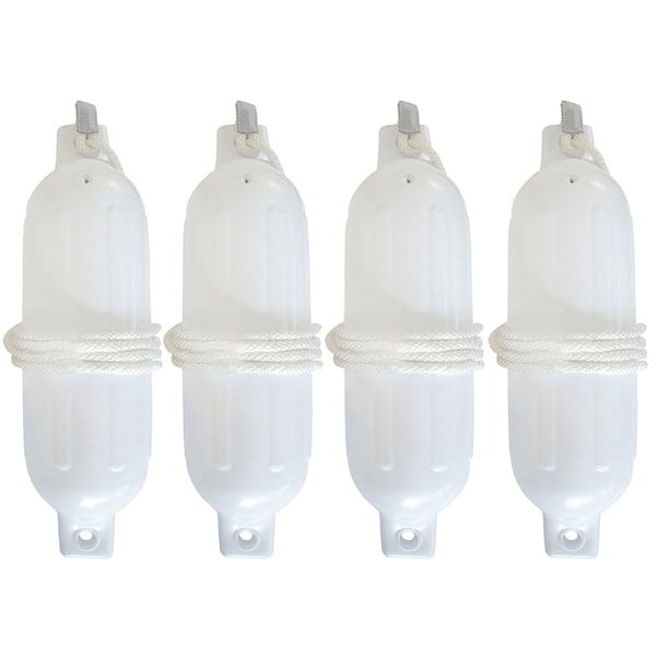 Seachoice Twin Eye Fender Kit - 4 Pack White 79291 - main